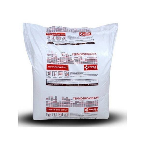 Звуко-термоизоляционные маты 14мм (1,5x10)м
