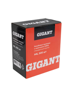 Резьбовые заклепки с насечками, стандартный бортик М6 цинк 500 шт. Gigant 123913