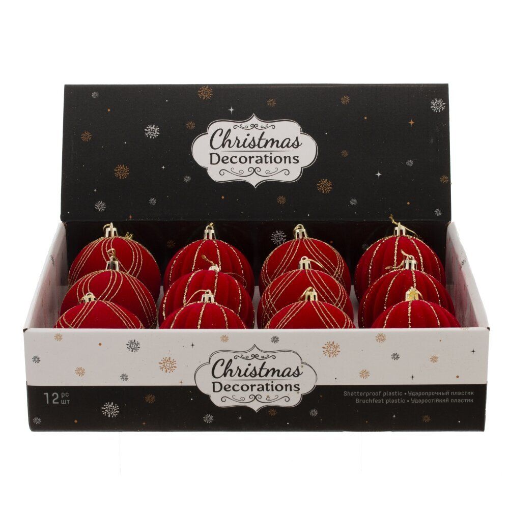 GAEM Набор из 12 шт: Украшение новогоднее "Шар", L35 W27 H9 см