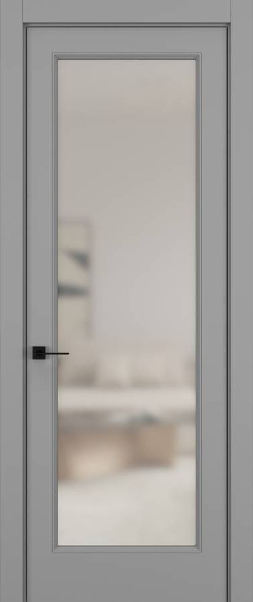 Дверь 01V ELEGANT Матовый Светло-серый