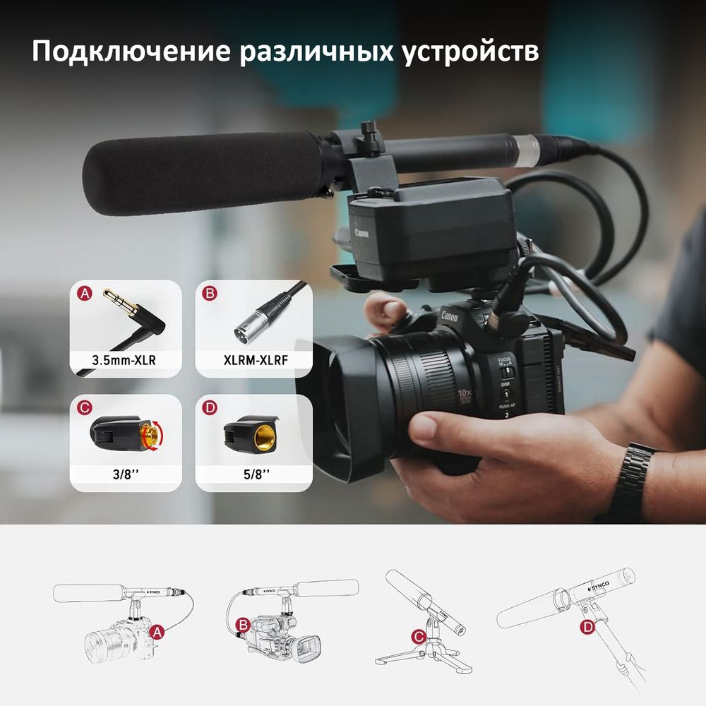 Микрофон SYNCO Mic-D1