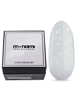 Monami Cloud Dancer Gel - Гель моделирующий молочный с хлопьями 03, 15 гр