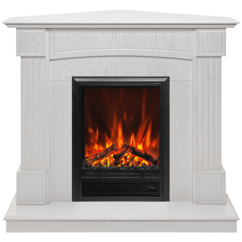 Каминокомплект Real Flame Andrea Corner WT с очагом Eugene (угловой)