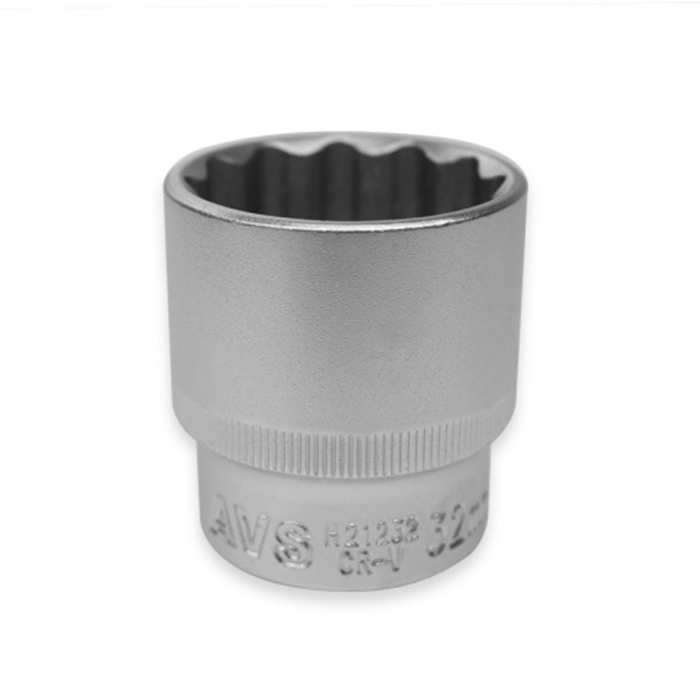 Головка торцевая 12-гранная 1/2''DR (32 мм) AVS H21232