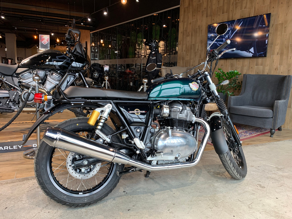 Royal Enfield Interceptor 650 Cali Green (Standard / Single tone) 2024