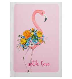 NB-64/3 Блокнот с ручкой «Фламинго» в коробке с замком