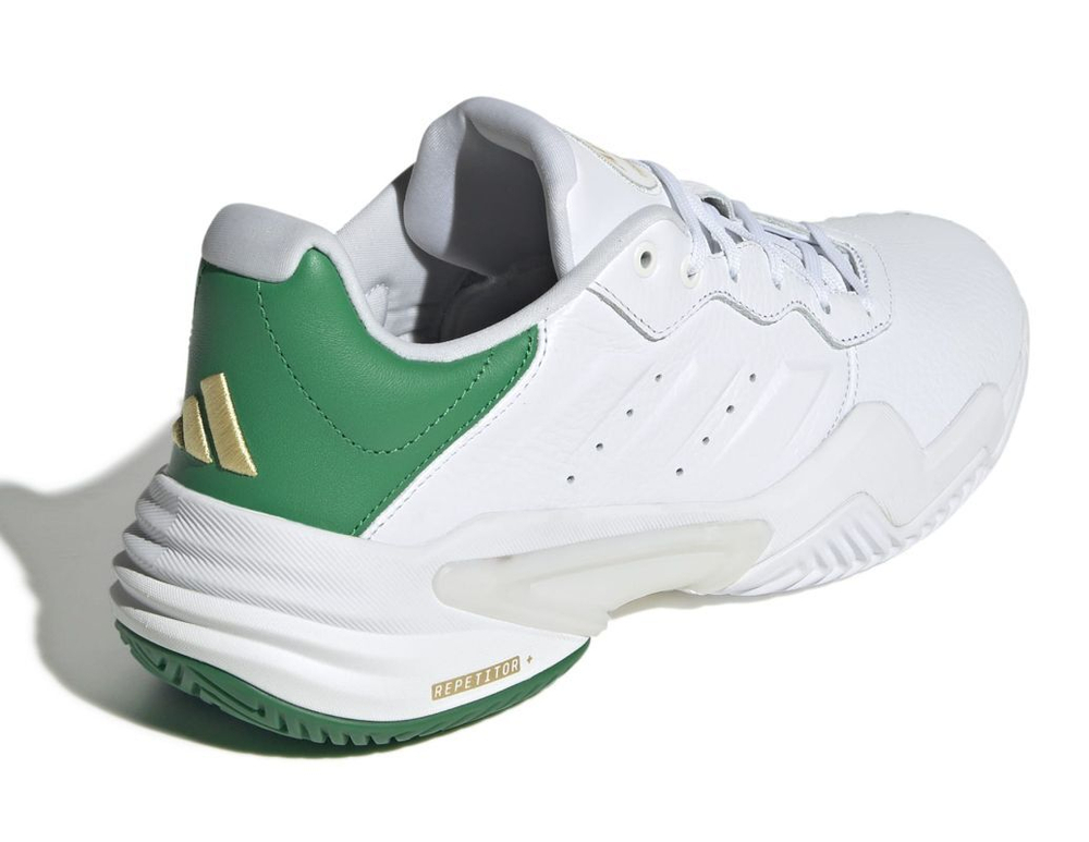 Теннисные кроссовки Adidas Barricade 13 M Leather - white/cloud white/cloud white