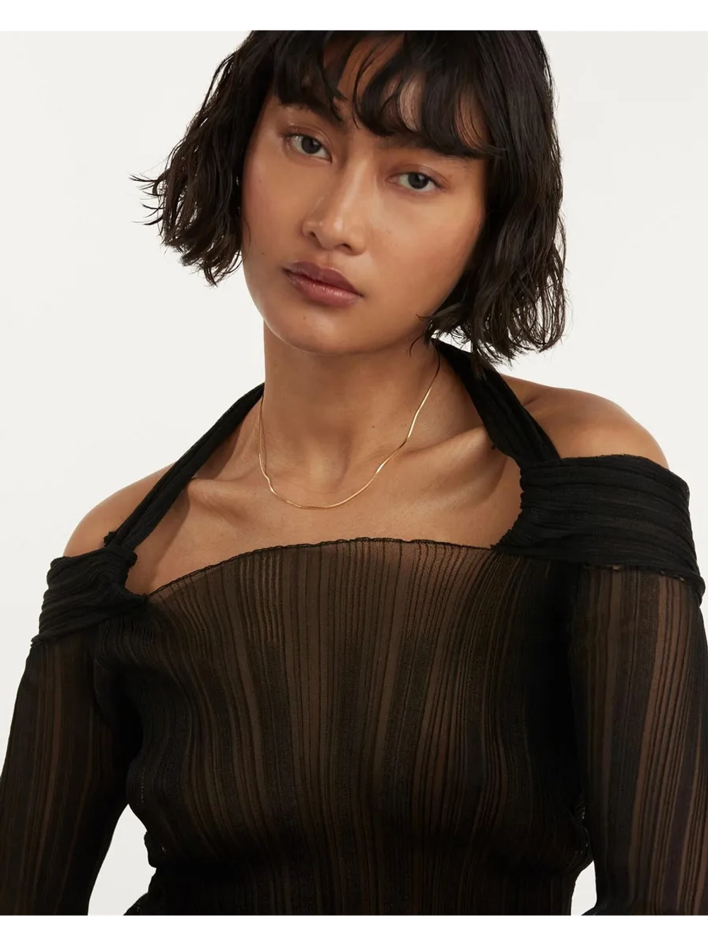 Колье Snake серебро 925 пробы покрытое золотом