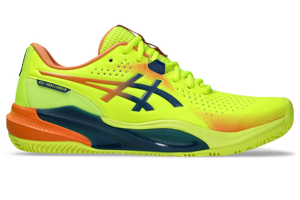 Мужские кроссовки для Падел Asics Gel-Challenger 15 Padel L.E. - safety yellow/twilight blue