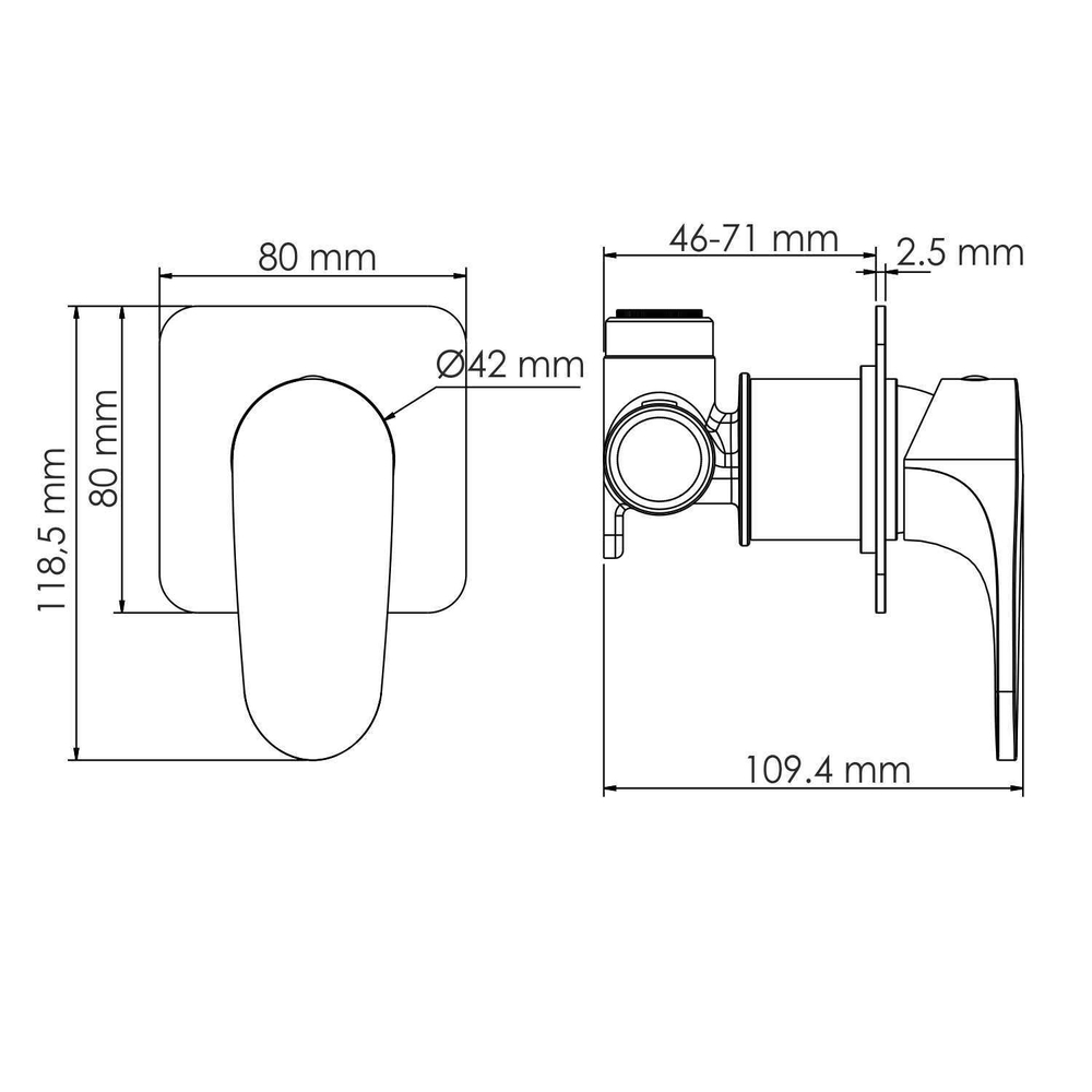 Weida 3151 Смеситель для душа