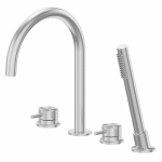 Смеситель для ванны Abber Wasser Kreis 316 AF8113BST сталь брашированная