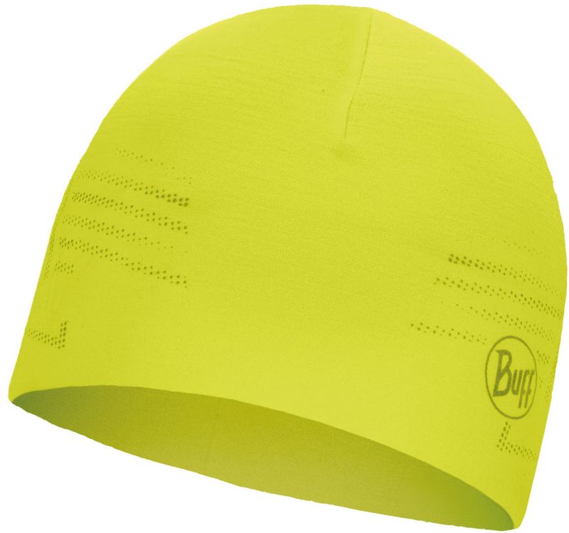 Двухслойная полиэстровая шапка Buff Hat reversible polyester R-Solid Yellow Fluor Фото 2