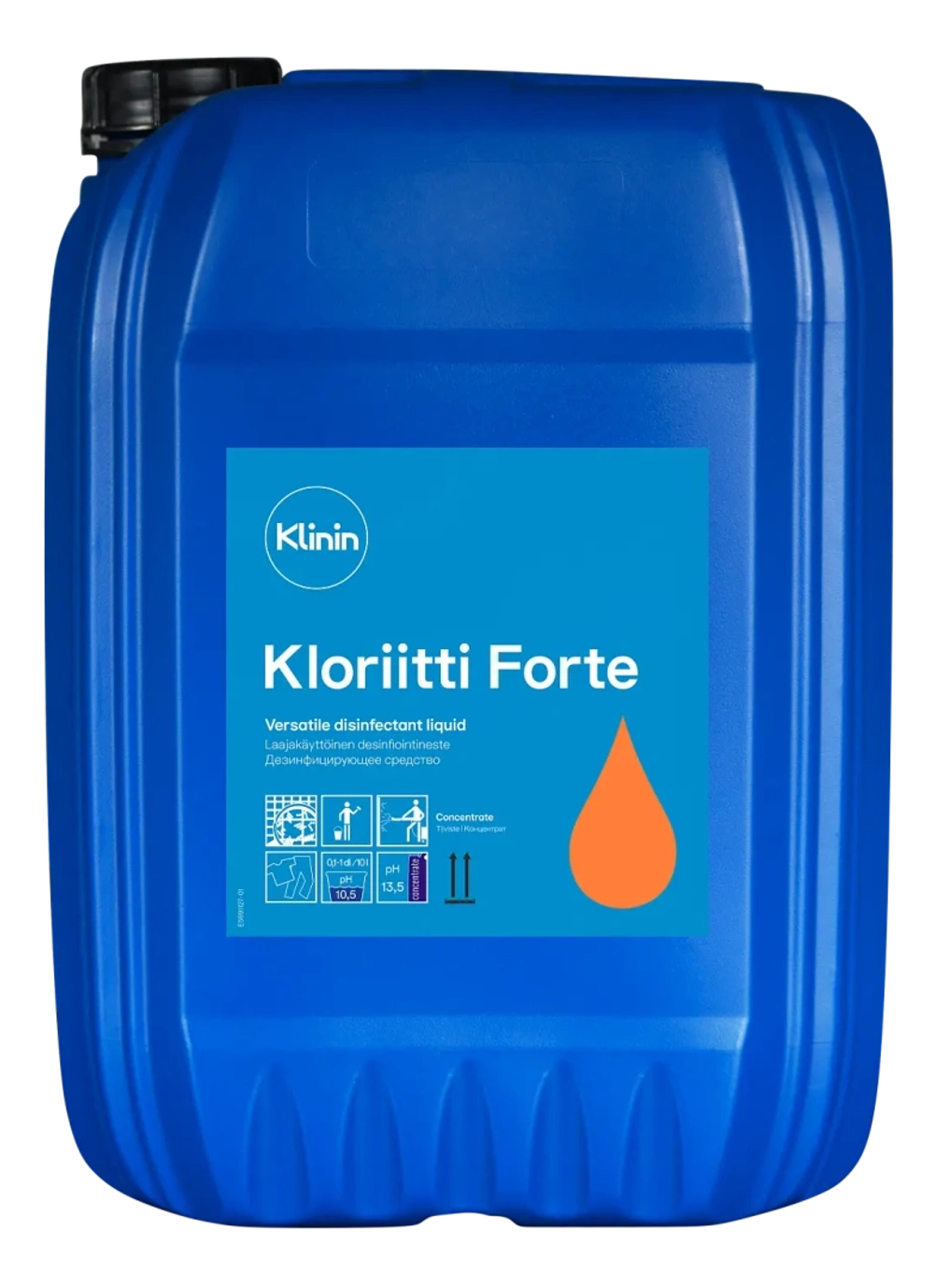 Klinin: Клоритти-Форте 20л дезинфицирующее средство на основе активного хлора