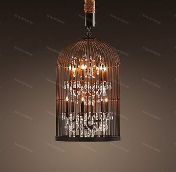 Люстра VINTAGE BIRDCAGE Restoration Hardware 68060288