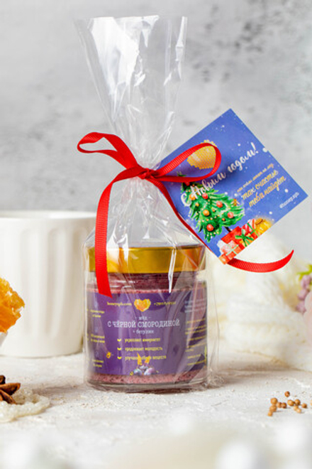 Набор №128 "Мед с ягодами в подарочном оформлении"