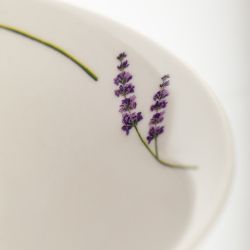 Тарелка White Fox LT304 десертная Mix.Flowers фарфор 19 см | White Fox
