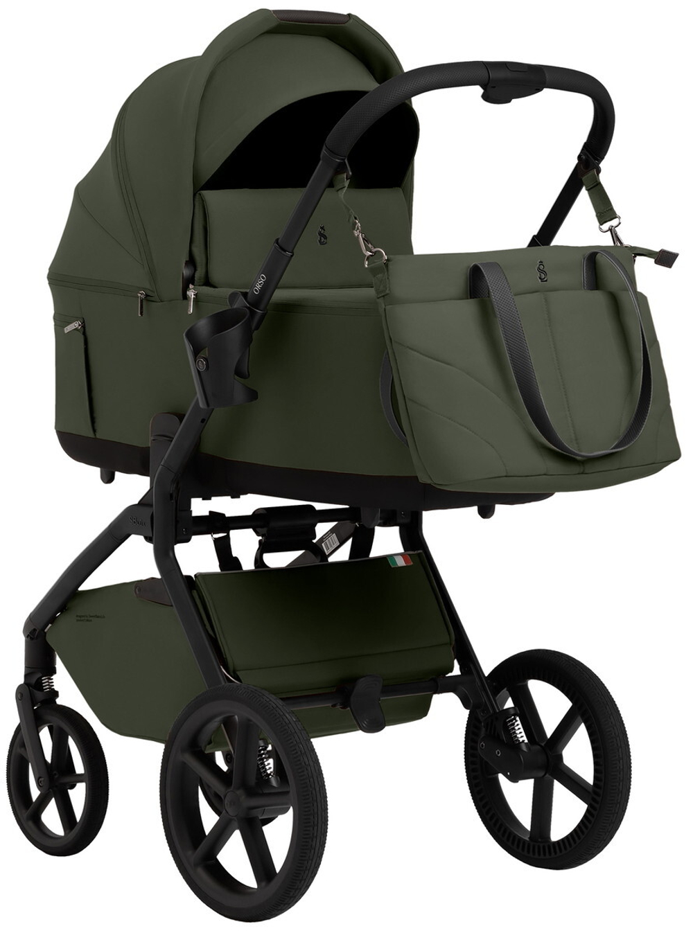 Детская коляска 2 в 1 Sweet Baby SBL Orso 427636 Dark Green