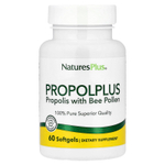 NaturesPlus, Propolplus, прополис с пчелиной пыльцой, 60 капсул