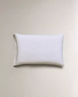 ZARA HOME НАВОЛОЧКА ИЗ ХЛОПКОВОГО МУСЛИНА, БЕЛЫЙ
