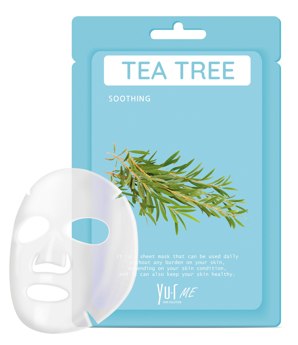 Тканевая маска для лица с экстрактом чайного дерева Yu.R Me Tea Tree Sheet Mask, 1 шт