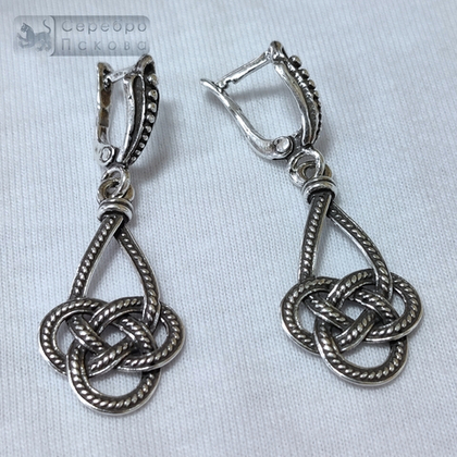 Серьги "Узел жизни"