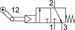 Распределитель с тумблеров Festo LS-3-1/8