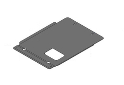 Защита ALFeco раздаточной коробки для Land Rover Defender 110 2005-2016, V-все (сталь 2 мм) арт.ALF3802st