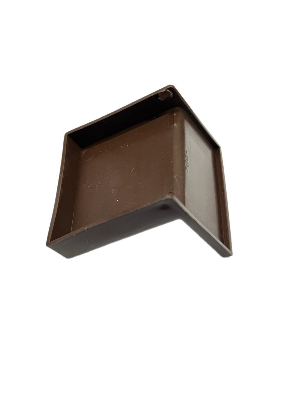 ПОДВЕСКА МЕБЕЛЬНАЯ МЕТАЛЛИСТ 32х42х45 С НАКЛАДКОЙ КОРИЧ/ЦИНК