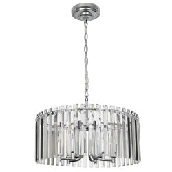 Citilux Джейн CL306161 Хрустальная подвесная люстра Хром