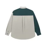 Сорочка Ymkashix Puff изумрудный/серый