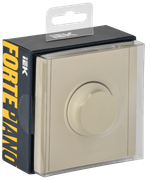 FORTE&PIANO Светорегулятор поворотно-нажимной 600Вт FP454 ваниль IEK