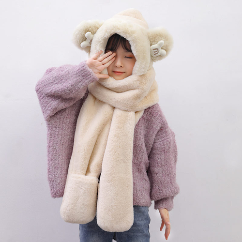 Теплая шапка с ушками "Extra Soft"