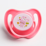 4591110 Соска-пустышка ортодонтическая,силикон,6+, с колпачком в контейнере, цвет МИКС