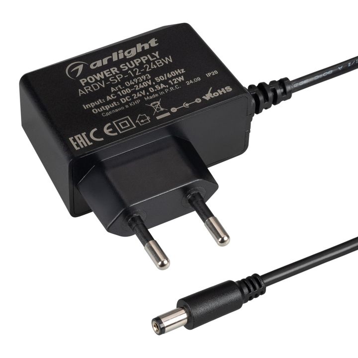 Блок питания ARDV-SP-12-24BW (24V, 0.5A, 12W) Arlight 049393