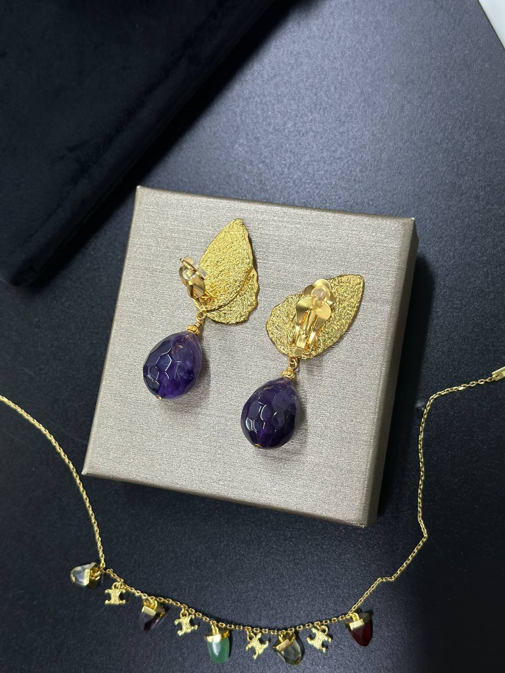 Серьги Yves Saint Laurent