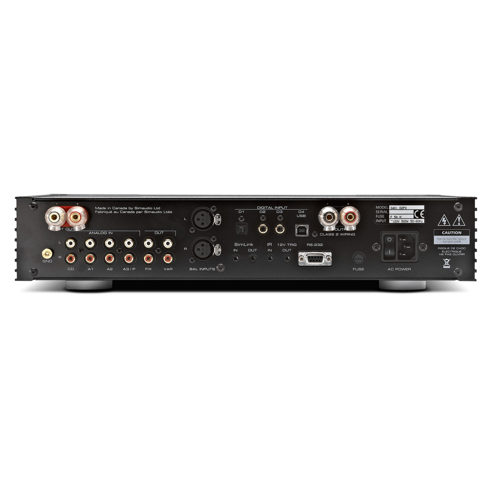 Moon by Simaudio 340i D3PX Black — интегральный стереоусилитель премиум-класса