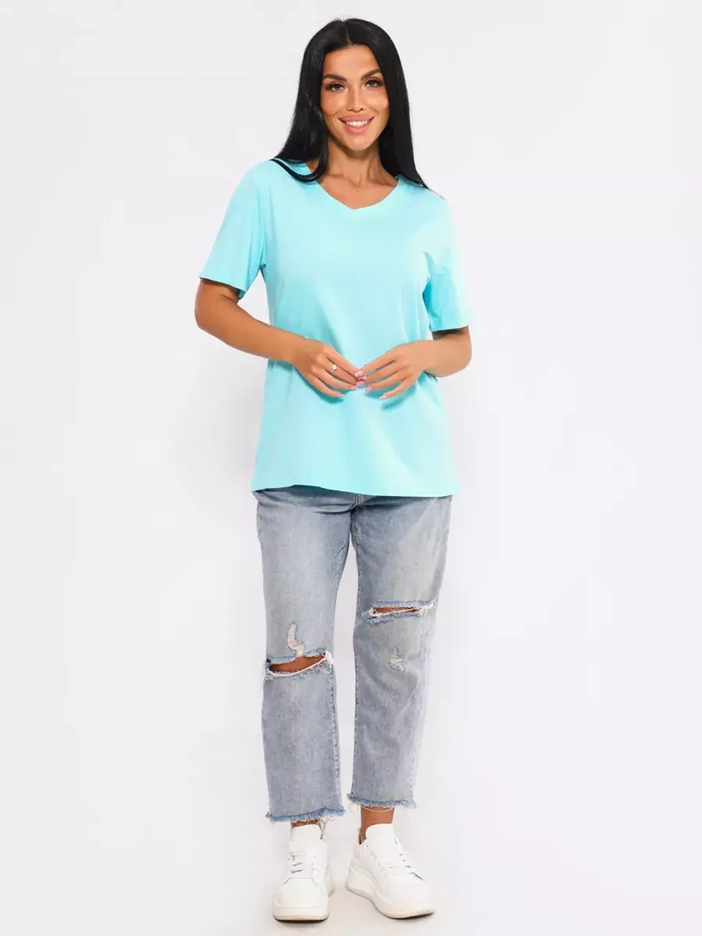 Футболка базовая большие размеры