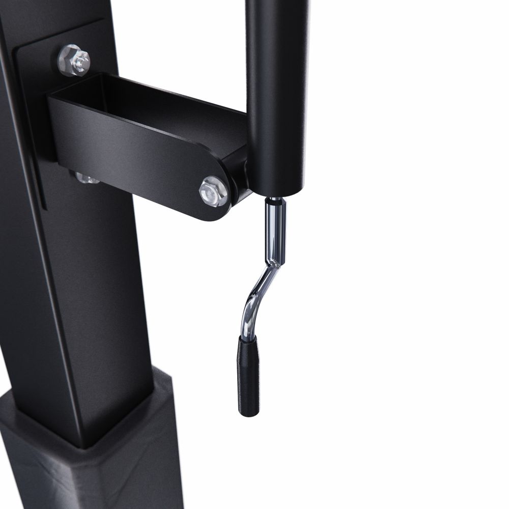 Усиленная баскетбольная стационарная стойка DFC ING 72&amp;quot; / закаленное стекло