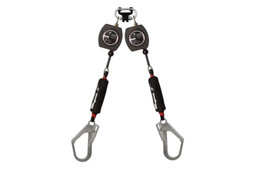 Двухплечевое средство индивидуальной защиты втягивающего типа VENTO "НВ-02 трос" с карабином "Стальной Монтажный"