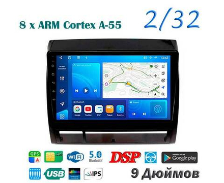 Topway TS18 2+32GB 8 ядер для Toyota Tacoma, Hilux 2005-2013