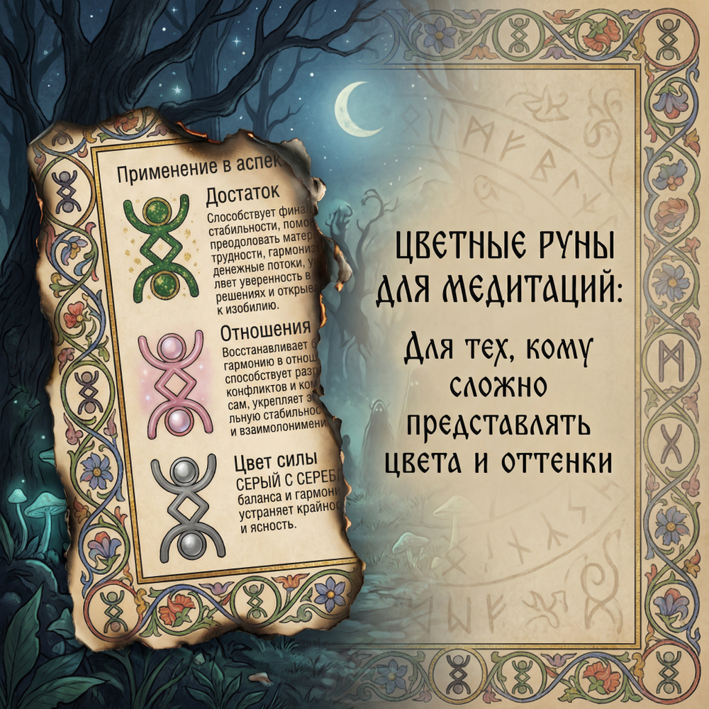 Русские Руны в Цветном Исполнении. Кудесник Добрыня