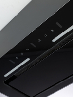 Вытяжка кухонная LedyDC-60GT (BLACK) черный, D150мм,1100м3/ч, полновстраиваемая, ИНВЕРТОРНЫЙ Мотор 110Ватт (Энергетическая эфф-ть класс А+), стекло 60см, сенсорное управление + управление жестами (MACBI)