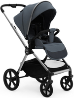Коляска Agex Life 3 в 1 хромированная рама с автокреслом i-Safe Black ALG590 Chrome Grey (Серый)