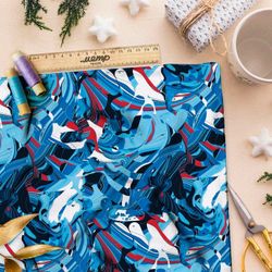 Ткань Ниагара Софт абстрактные отражения