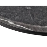 Набор кофейных столиков Bradex Home ов Tango серый мрамор с чёрными ножками, 2шт