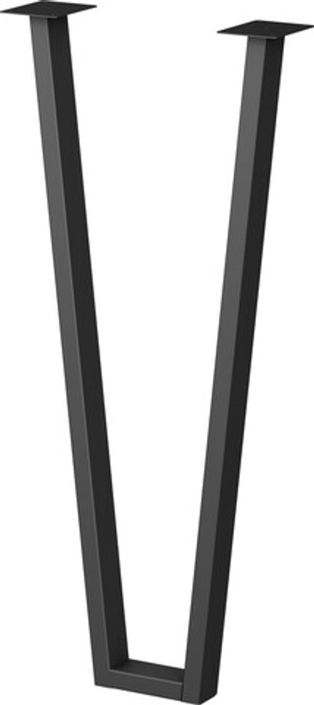 Подстолье V-образное  850 для барной стойки, цвет черный