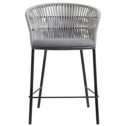 Стул полубарный Haugen, темно-серый/светло-серый