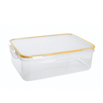 Контейнер для продуктов "Modena" прямоугольный 1,0л с защелками (бесцветный)