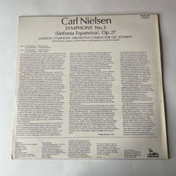 Винтажная виниловая пластинка LP Карл Нильсен Carl Nielsen, London Symphony Orchestra, Ole Schmidt, Симфония Symphony No. 3 (Sinfonia Espansiva), Op. 27 (Англия 1976)