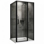 Душевой уголок ABBER Sonnenstrand AG04100BS-S75B 100x75 стекло прозрачное/профиль черный